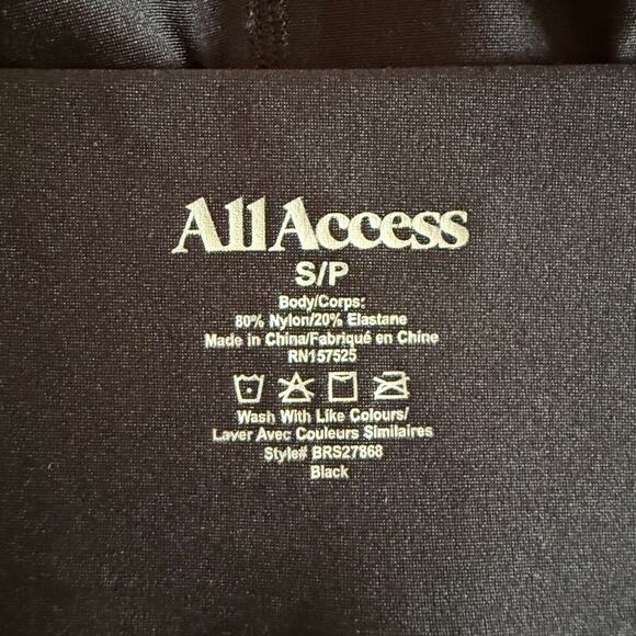 All Access Center Stage Legging High Waist Black Shine Revolve Sz Small BRS27868 - Picture 3 of 10